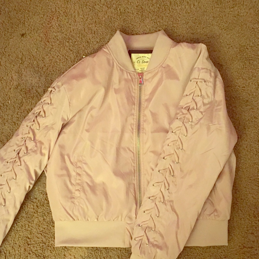 Pink Bomber Jacket